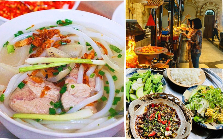 “Food Tour Tây Ninh ngày 2 có bánh canh, buffet tại Nhà hàng Buffet Vân Sơn và bữa cơm dân dã cho bữa tối 