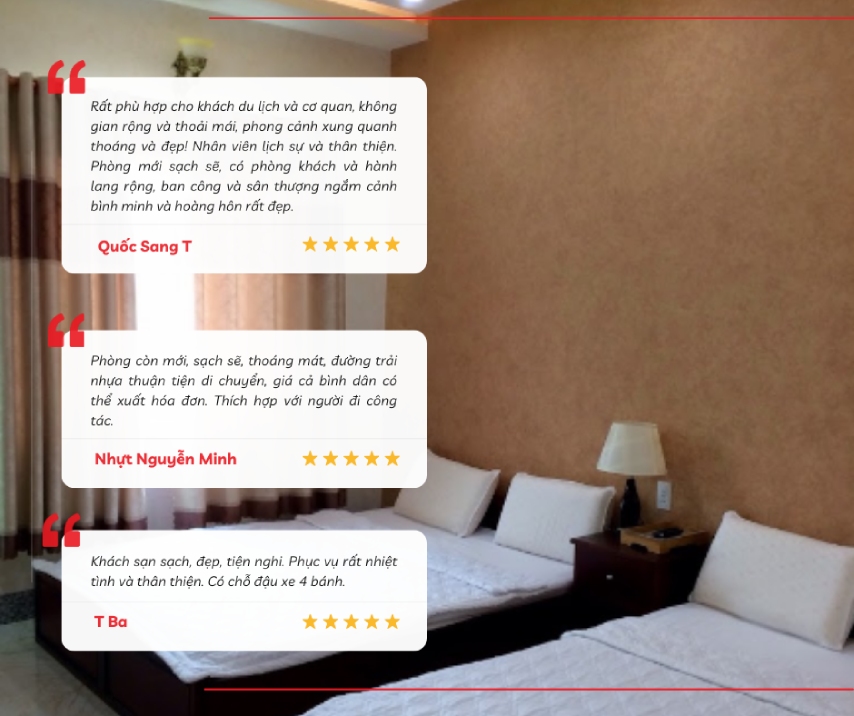 Review của du khách về khách sạn Domino
