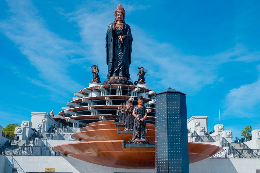 Công trình tượng Phật Bà Tây Bổ Đà Sơn