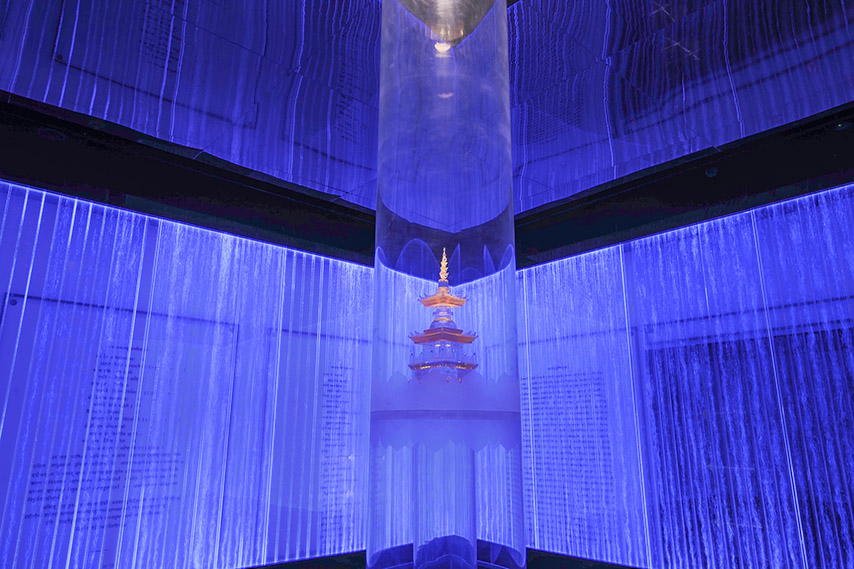 Xá Lợi Đức Phật được đặt trang trọng tại tầng 4 khu triển lãm