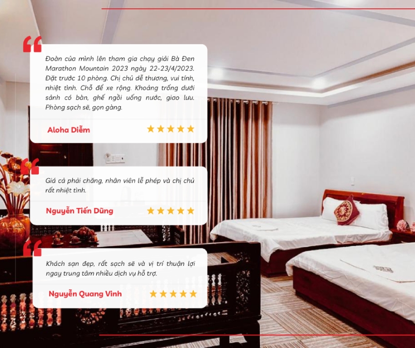 Đánh giá của du khách về dịch vụ tại khách sạn Hương Thầm