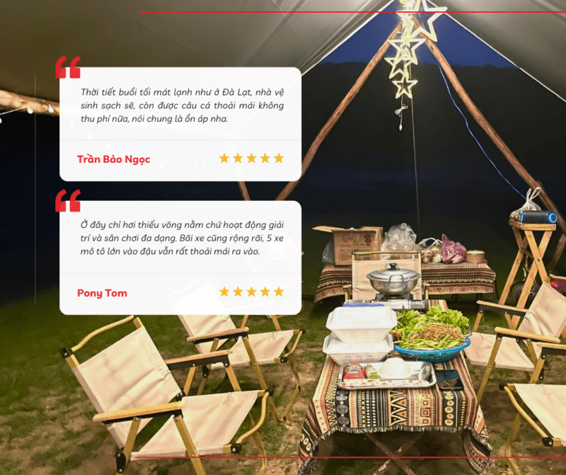 Đánh giá bãi cắm trại Hồ Dầu Tiếng Travel qua góc nhìn thực tế của du khách