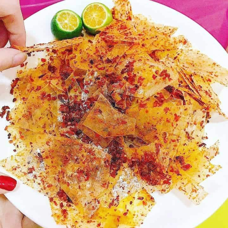 Bánh tráng muối ớt đặc sản Tây Ninh