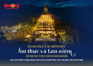 Danh sách các điểm Ẩm thực và Lưu niệm áp dụng voucher 100.000 VNĐ